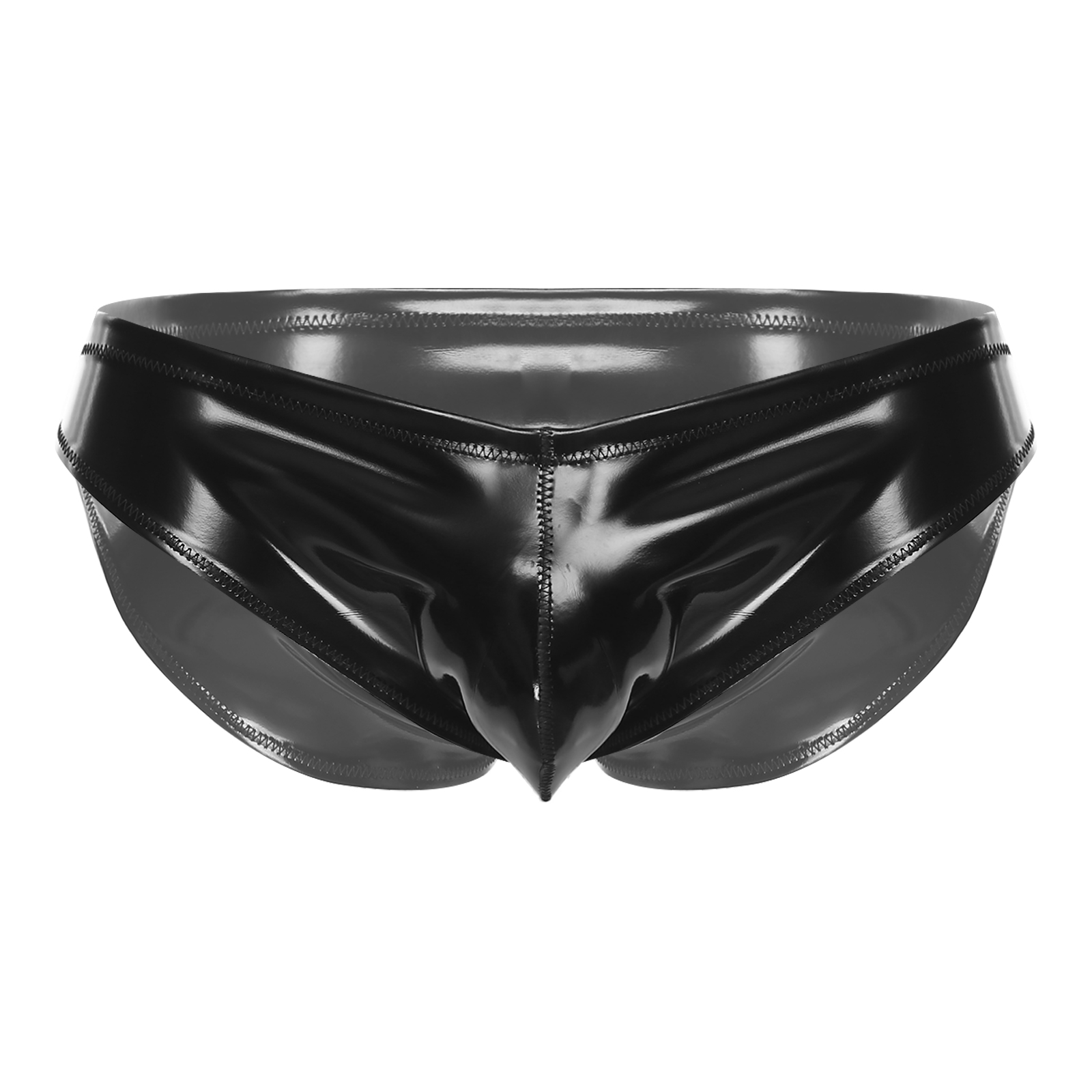 Pouch Boxer Pouch - Mens Glossy Latex Briefs Patent Leather