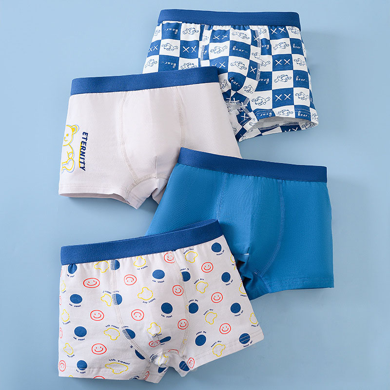 4-Pack Soft Boy Boxer Brief  H - Boxer Brief Pack Cotton 评论和价格