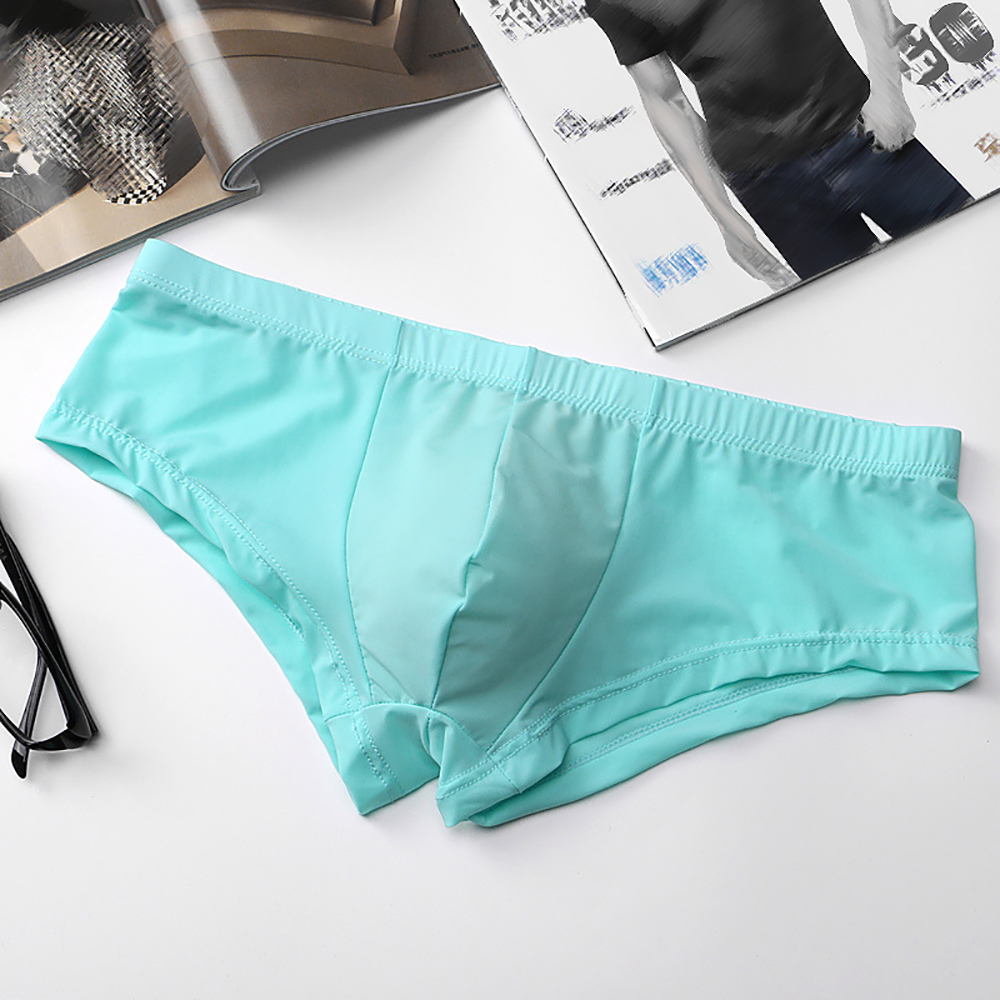 Ice Silk Underwear Lingerie Bo - Pouch Boxer Pouch 评论和价格