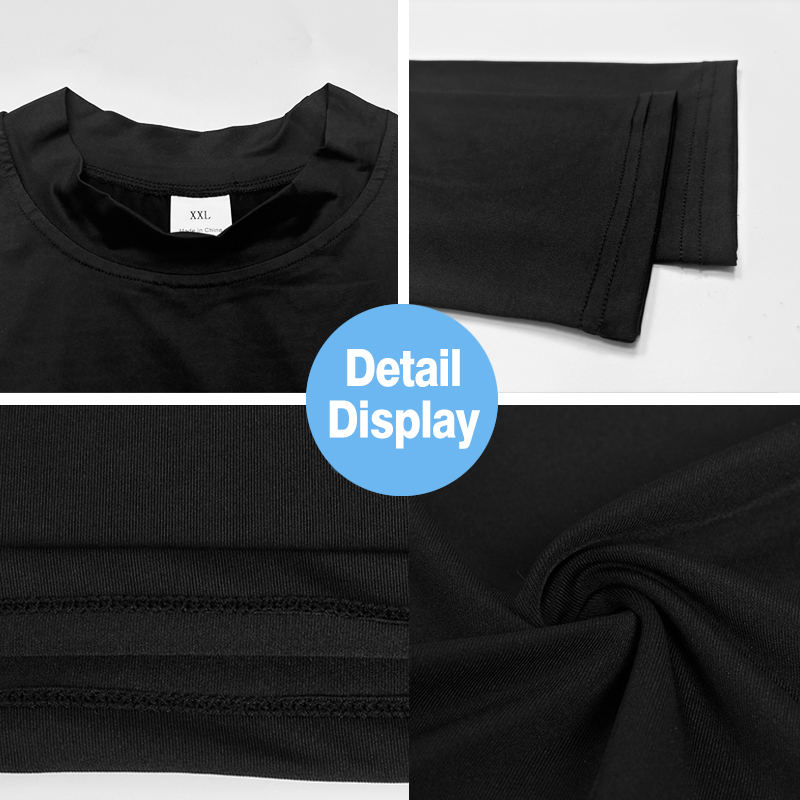 Men's Turtleneck Long-Sleeved  - T Shirt Tight Fit 评论和价格
