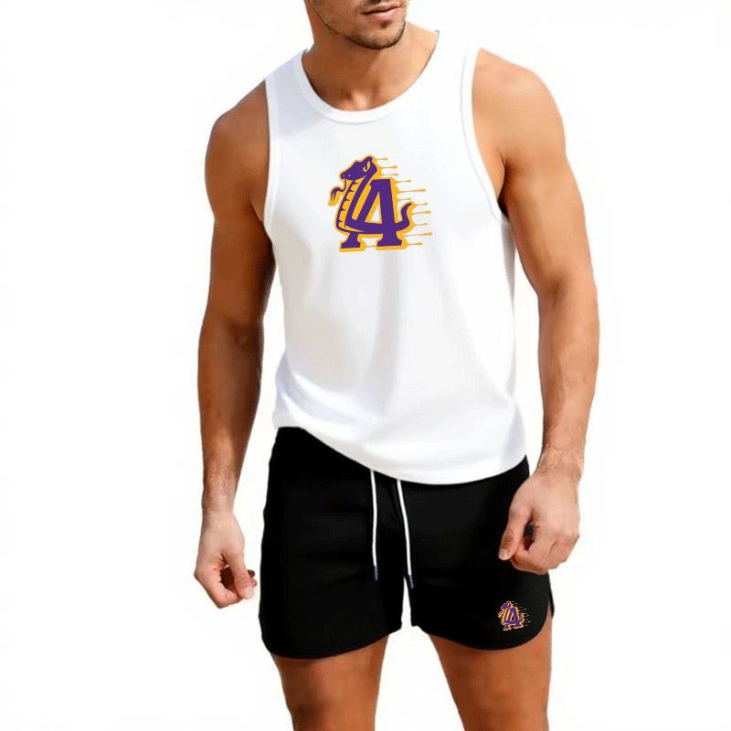 Fitness loose men tank top  sl - Sleeveless Undershirt 评论和价格