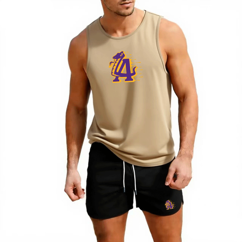 Fitness loose men tank top  sl - Sleeveless Undershirt 评论和价格