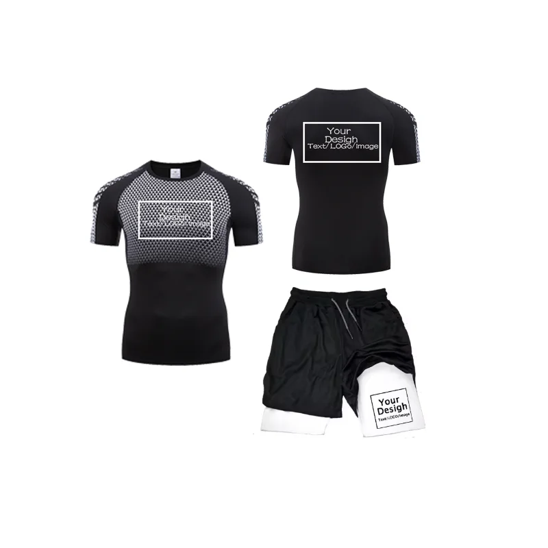 Men's Custom Printed Compressi - Compression Shorts Athletes 评论和价格