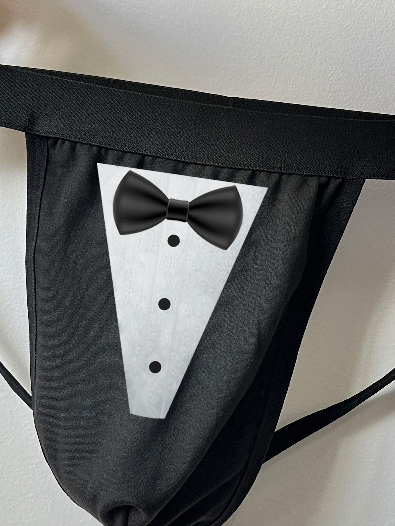 T-back Thongs with Bow Ties Pr - Trunk Breathable Men 评论和价格