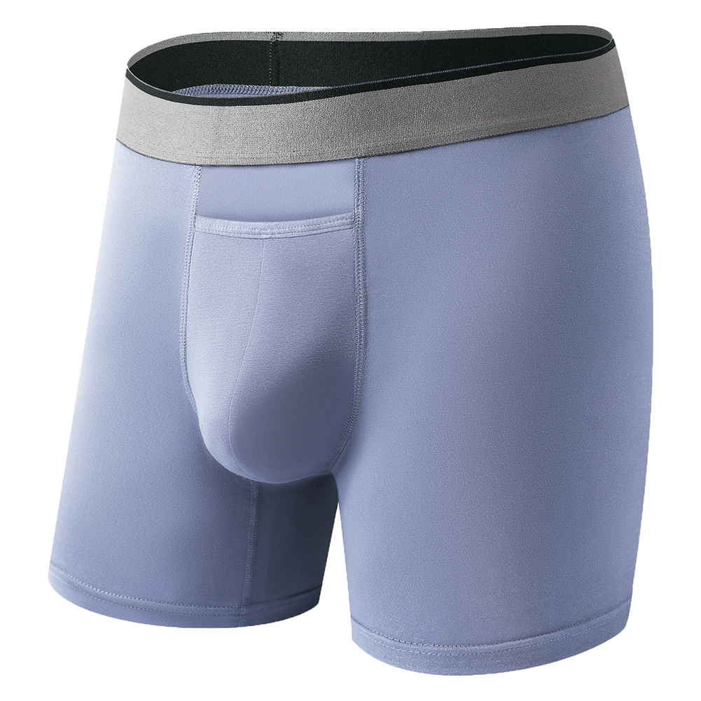 1pc Men Long Leg Shorts Soft U - Long Leg Trunk Men 评论和价格