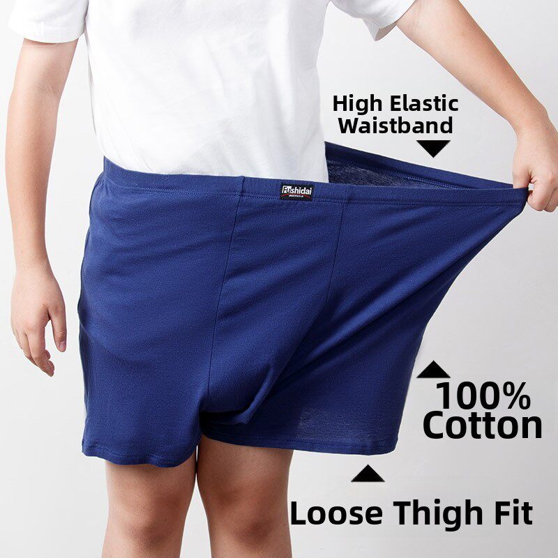 Mens Plus Size Boxer Briefs 10 - Long Leg Trunk Men 评论和价格
