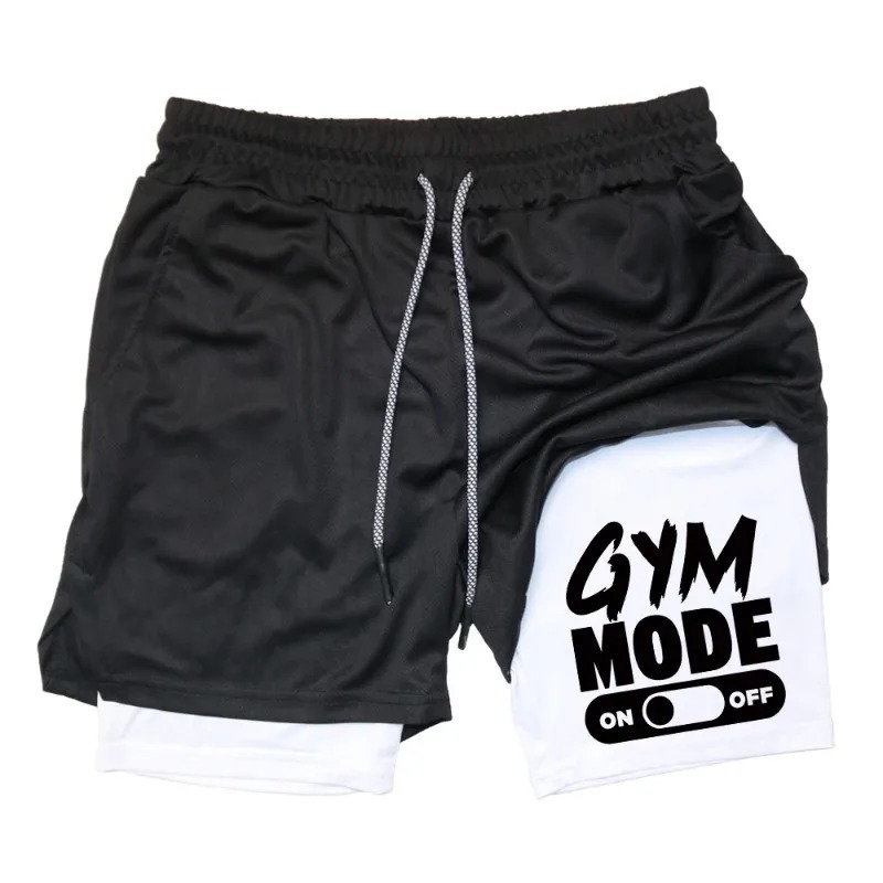 Men's 2-in-1 Fitness Short Ela - Compression Shorts Athletes 评论和价格