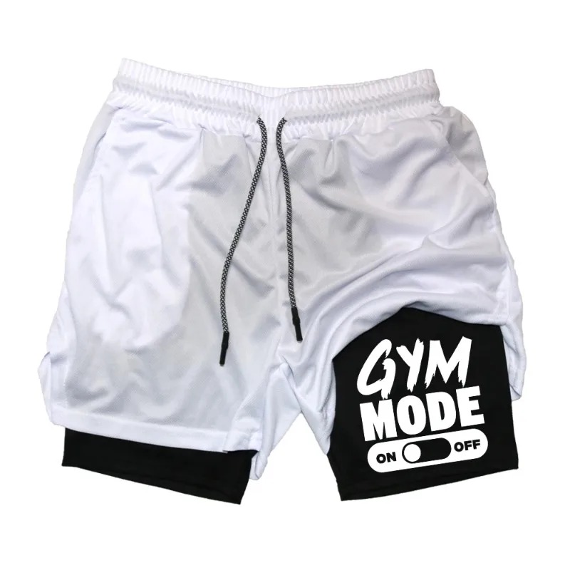 Men's 2-in-1 Fitness Short Ela - Compression Shorts Athletes 评论和价格