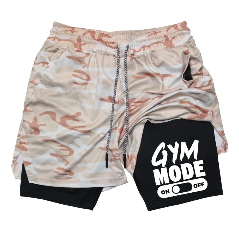 Men's 2-in-1 Fitness Short Ela - Compression Shorts Athletes 评论和价格