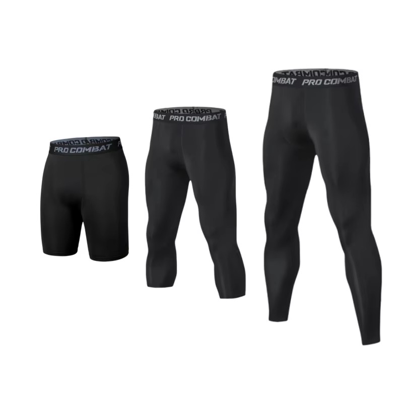 1-Piece Set Mens Compression P - Compression Shorts Athletes 评论和价格