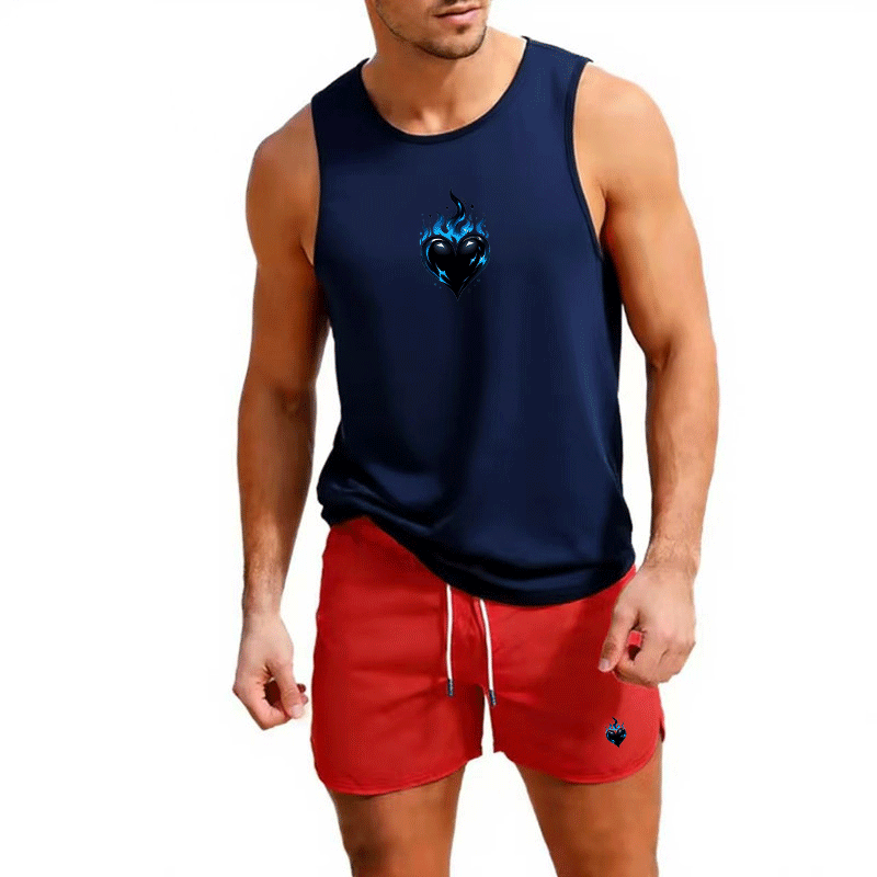 Fitness loose men tank top  sl - Sleeveless Undershirt 评论和价格
