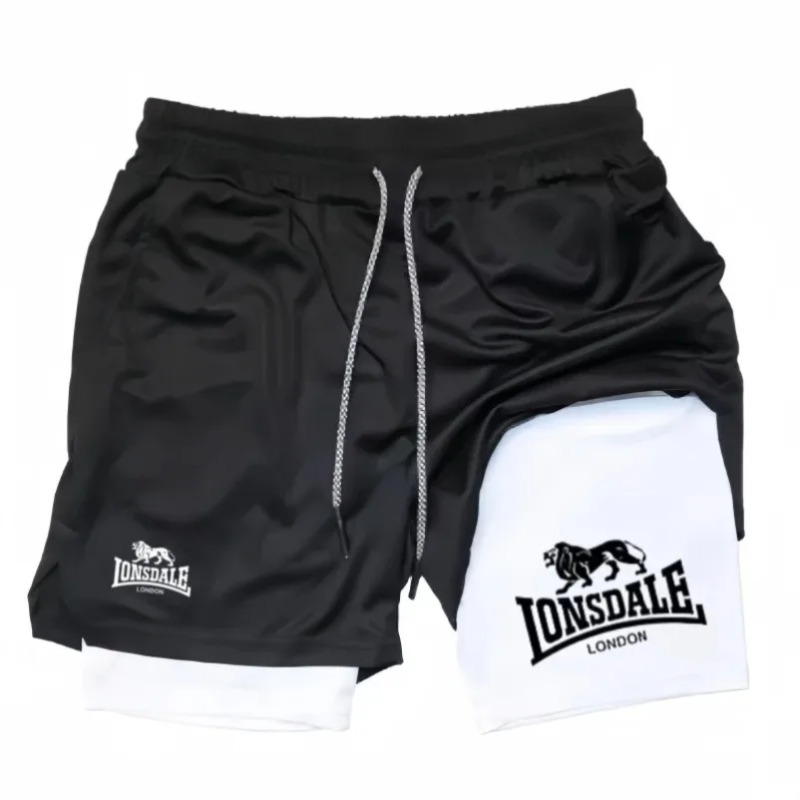 Summer Harajuku 2-in-1 Running - Compression Shorts Athletes 评论和价格