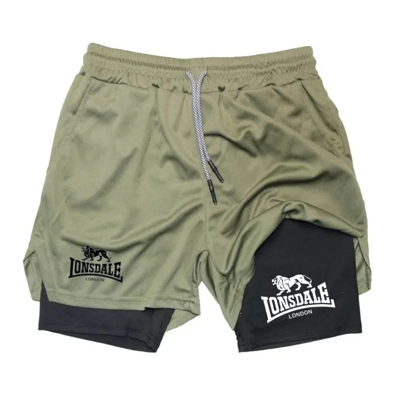 Summer Harajuku 2-in-1 Running - Compression Shorts Athletes 评论和价格