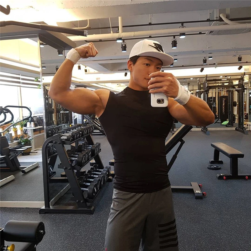 Compression Tight Clothing Gym - Sleeveless Undershirt 评论和价格