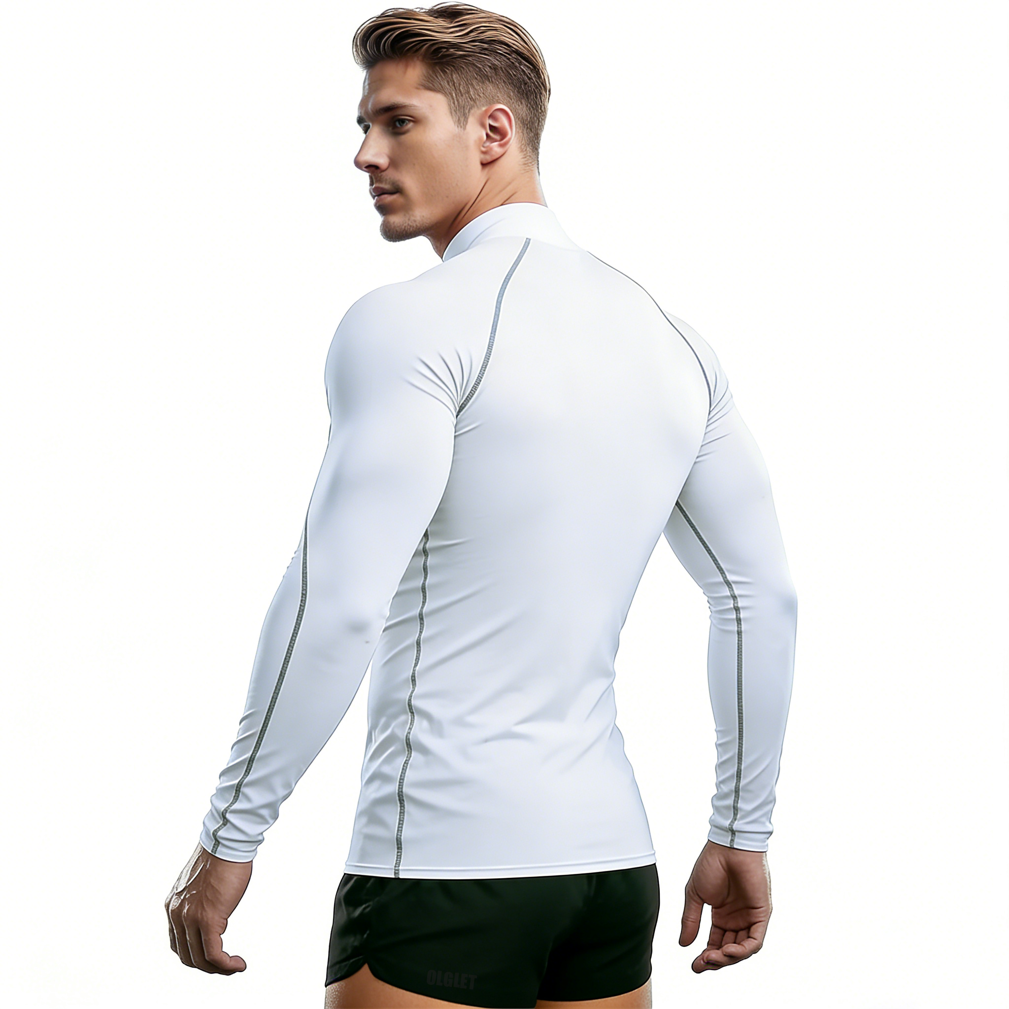 Sport T-shirt Men Compression  - T Shirt Tight Fit 评论和价格