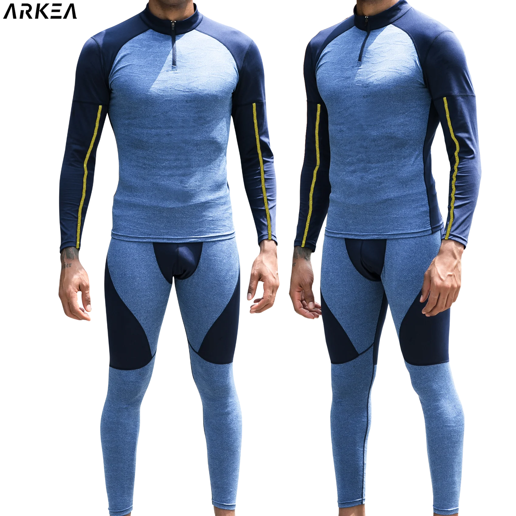 Mens Running Set Compression T - Compression Long Pant 评论和价格