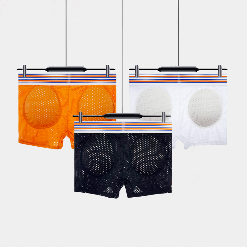 Fashionable Freely Detachable  - Mesh Sport Boxer 评论和价格