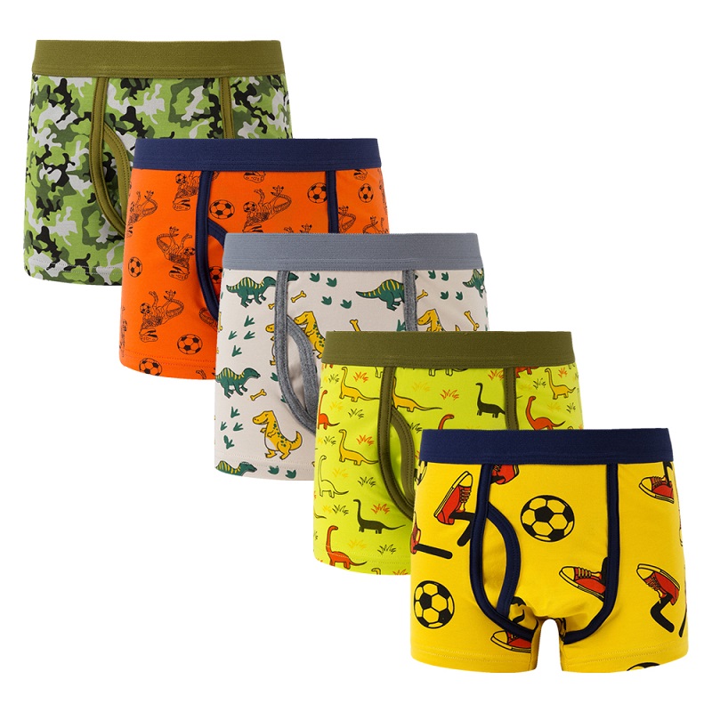 Little Boys' Cotton Boxer Brie - Boxer Brief Pack Cotton 评论和价格