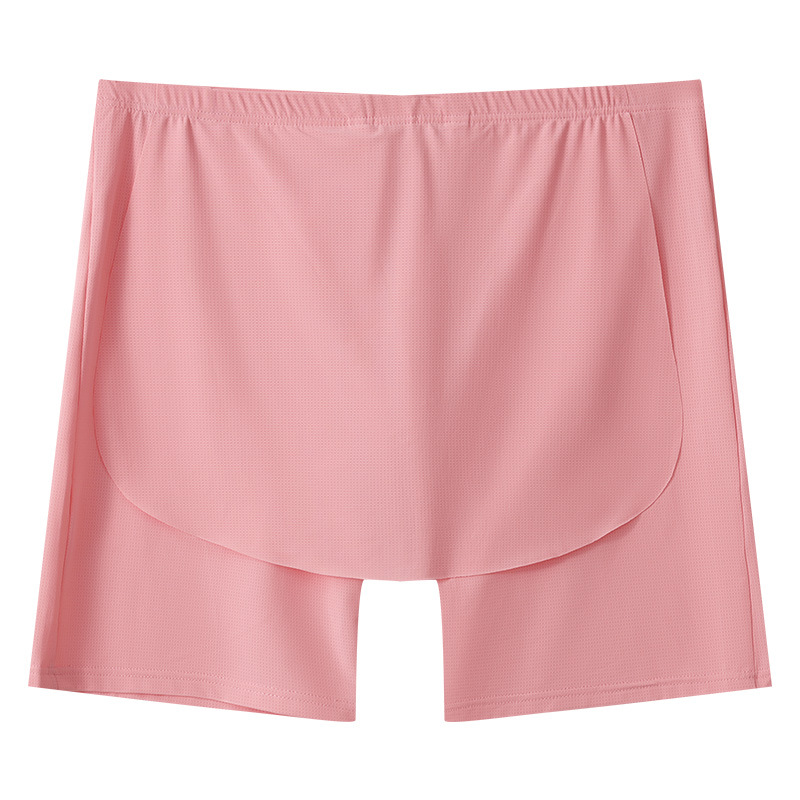 Men Underwear Cueca Solid Ice  - Long Leg Trunk Men 评论和价格