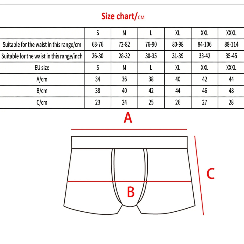 6pcs Men's Bamboo Trunks - Odo - Bamboo Fiber Trunk 评论和价格
