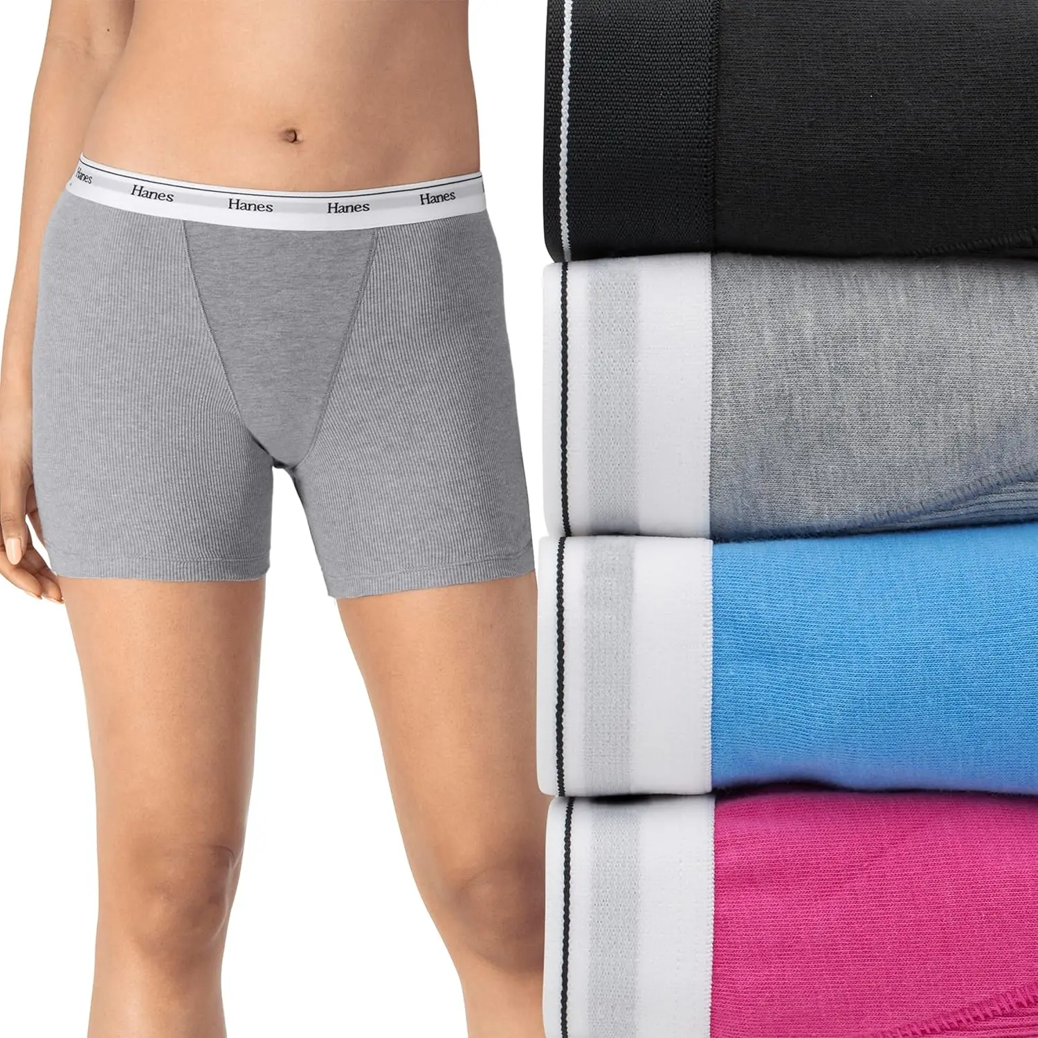 Originals Women’s Mid-Thigh Bo - Boxer Brief Pack Cotton 评论和价格