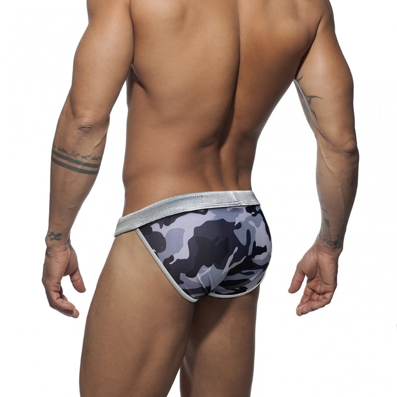 Sexy Mens Swim Briefs Camoufla - Trunk Breathable Men 评论和价格