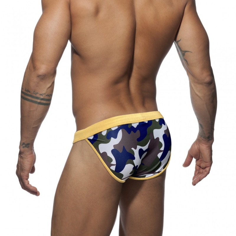 Sexy Mens Swim Briefs Camoufla - Trunk Breathable Men 评论和价格