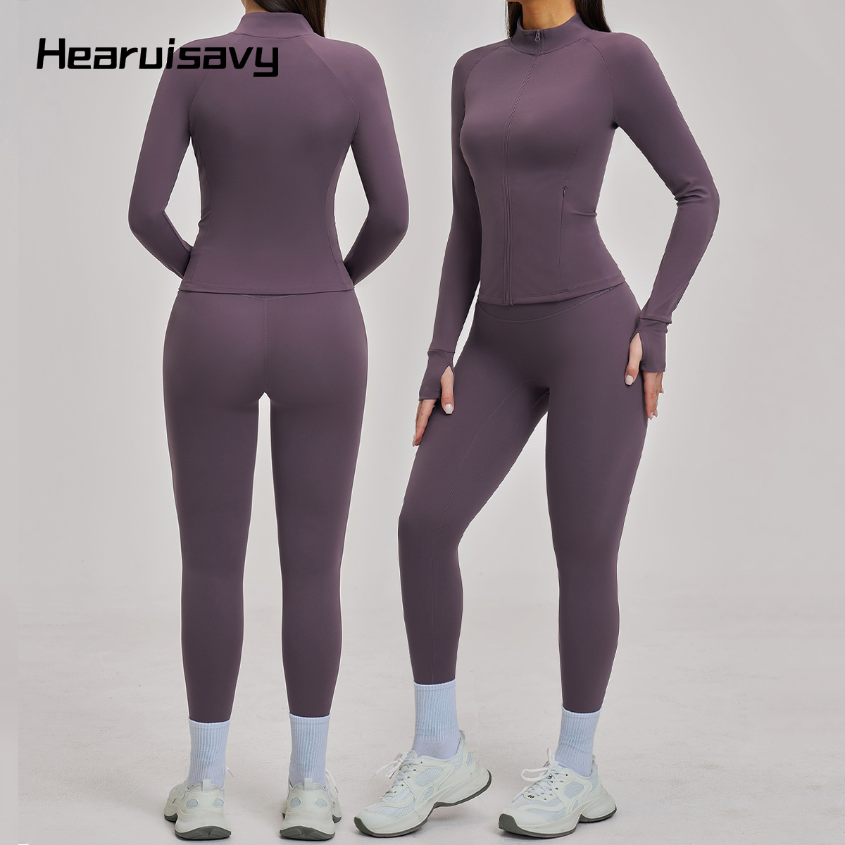 Hearuisavy Sports Set 2Pcs Wom - Compression Long Pant 评论和价格