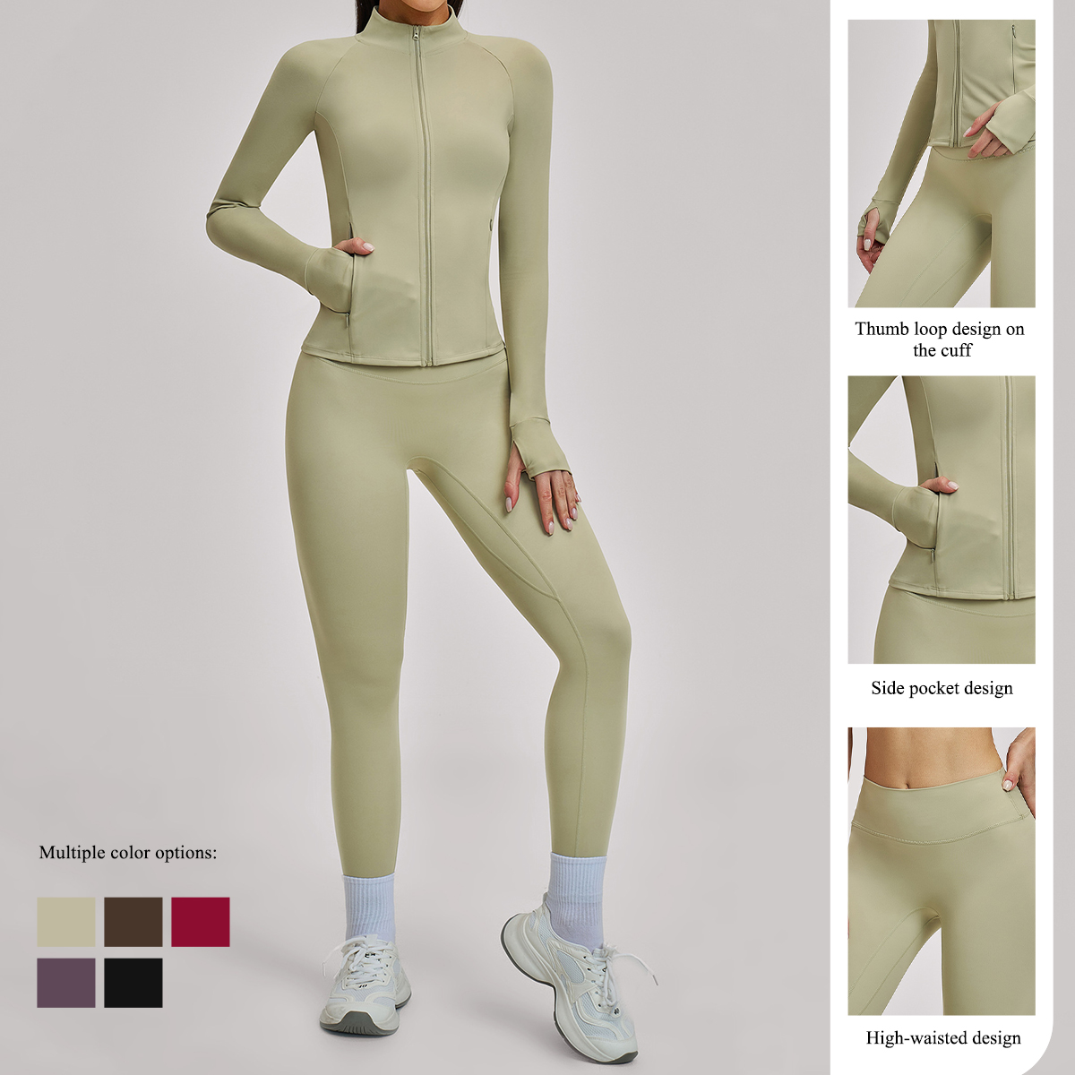Hearuisavy Sports Set 2Pcs Wom - Compression Long Pant 评论和价格