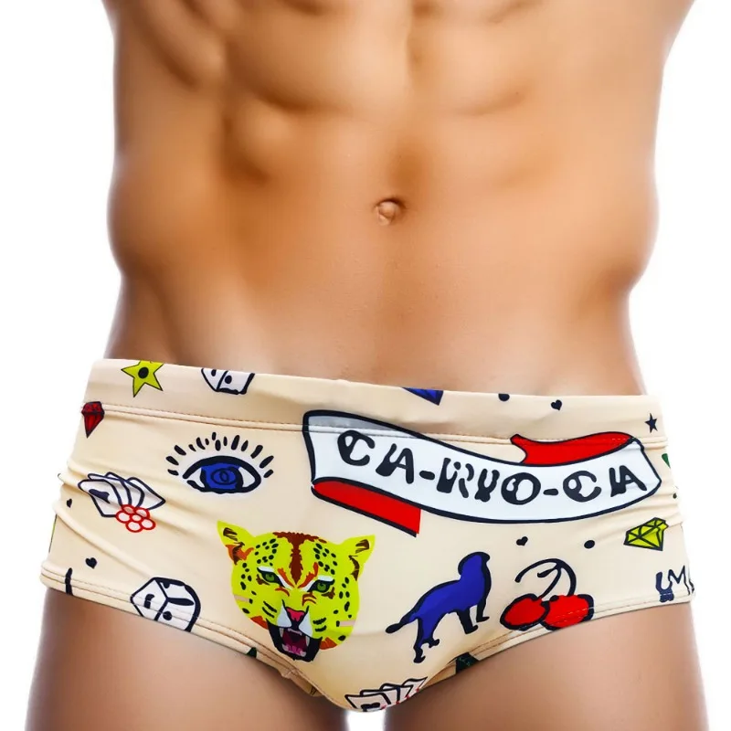 Sexy Men's Swimsuit Push-Up Sw - Trunk Breathable Men 评论和价格