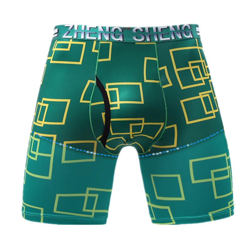 Mens Underwear Boxers Shorts H - Long Leg Trunk Men 评论和价格
