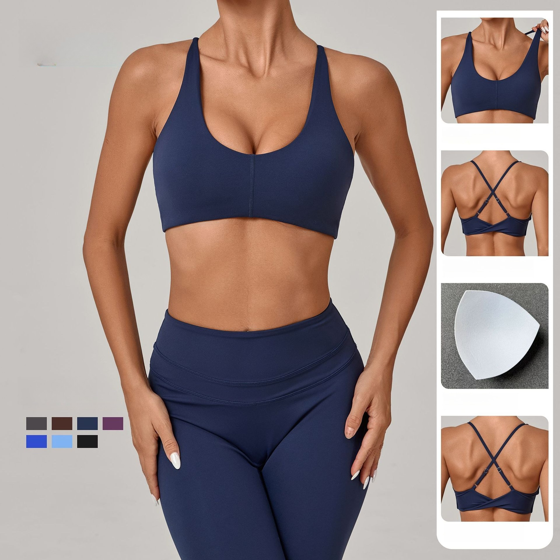 Sports Bra Women Fitness Bra H - Quick Dry Underwear 评论和价格
