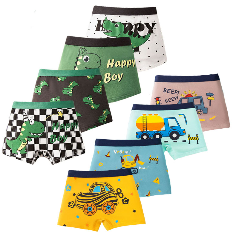 4-Pack Boy Boxer Brief High Qu - Boxer Brief Pack Cotton 评论和价格