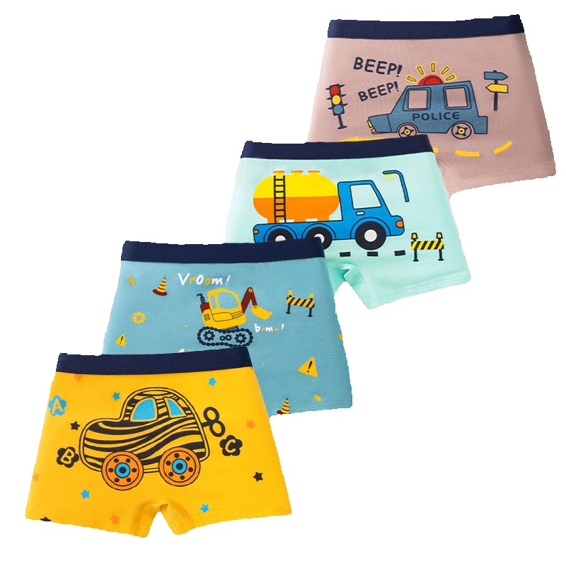 4-Pack Boy Boxer Brief High Qu - Boxer Brief Pack Cotton 评论和价格